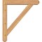 Ekena Millwork Traditional Craftsman Smooth Bracket w/ Offset Brace, Western Red Cedar, 5 1/2"W x 30"D x 34"H BKT0604X30X34TRA04SWR - alternate 2